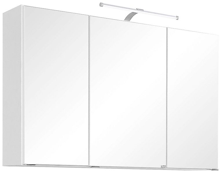welltime Spiegelschrank "Florida", Breite 100 cm, mit LED-Beleuchtung günstig online kaufen