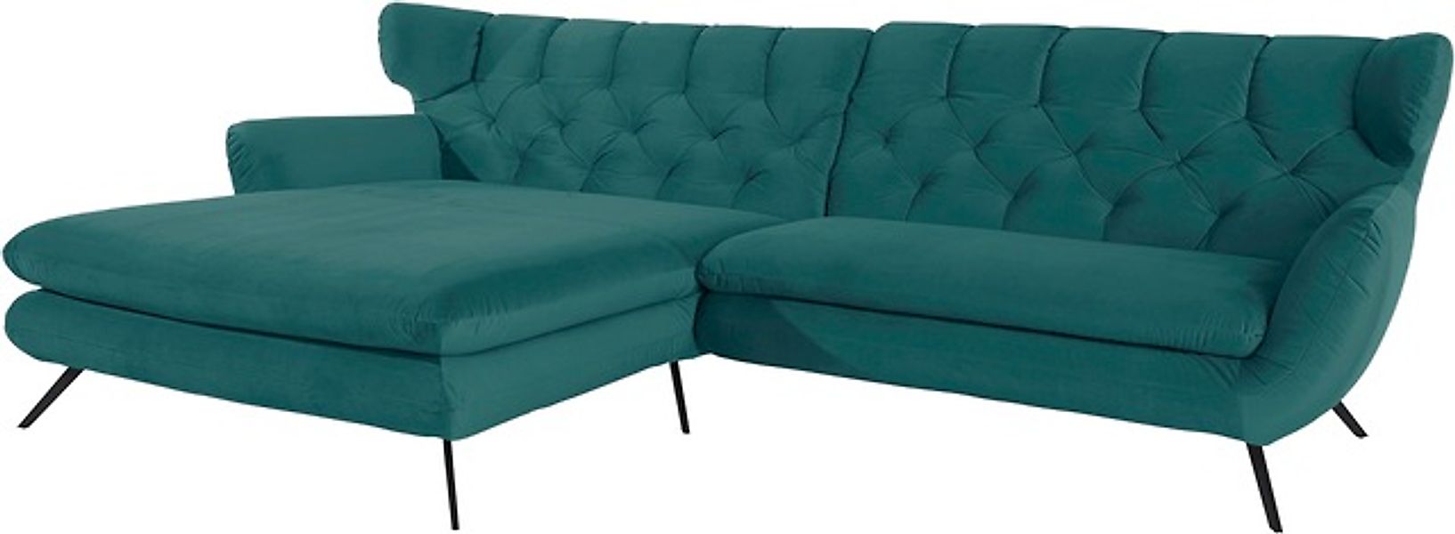3C Candy Ecksofa »Beatrice Designsofa in moderner Retrooptik, bequem und ex günstig online kaufen