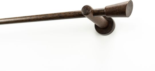 GARESA Gardinenstange "MOLIS" Ø 20 mm 1 läufig-läufig Wunschmaßlänge Vorhan günstig online kaufen