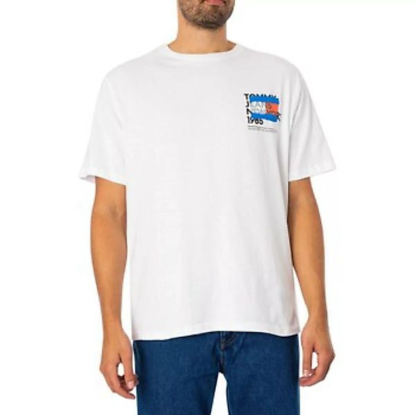 Tommy Jeans  T-Shirt T-Shirt mit NY-Graffiti-Flagge auf der Rückseite günstig online kaufen