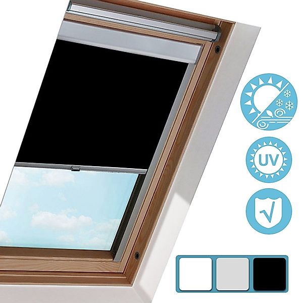 Dachfensterrollo Verdunkelungsrollo Dachfensterrollo Thermo-Rollo für GGL günstig online kaufen