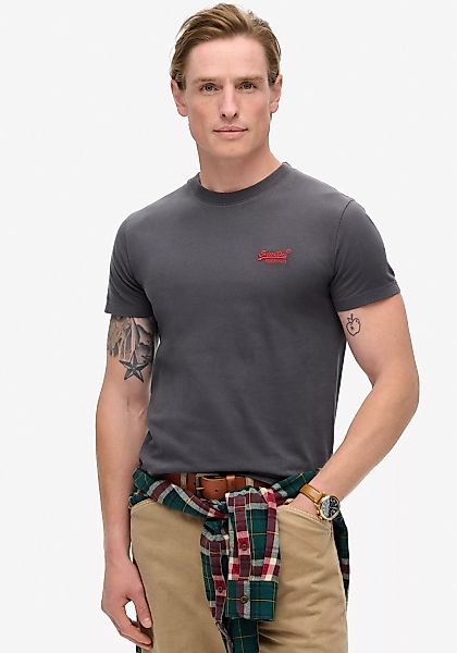 Superdry Rundhalsshirt "ESSENTIAL LOGO EMB TEE" günstig online kaufen
