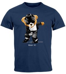 Neverless Print-Shirt Herren T-Shirt Jackson Bear günstig online kaufen