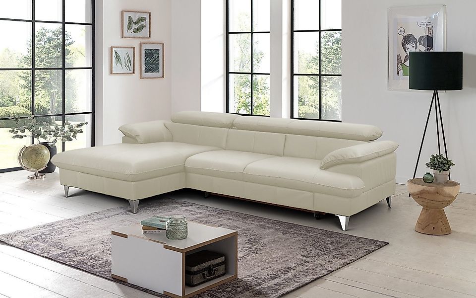 COTTA Ecksofa David Echtleder, Echtleder mit günstig online kaufen