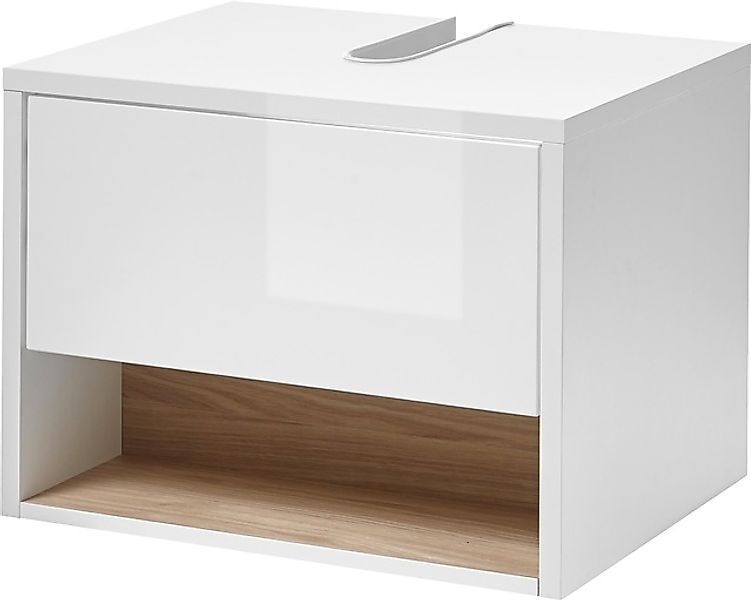 PLACES OF STYLE Waschbeckenunterschrank "Studio Line, Badschrank in Hochgla günstig online kaufen