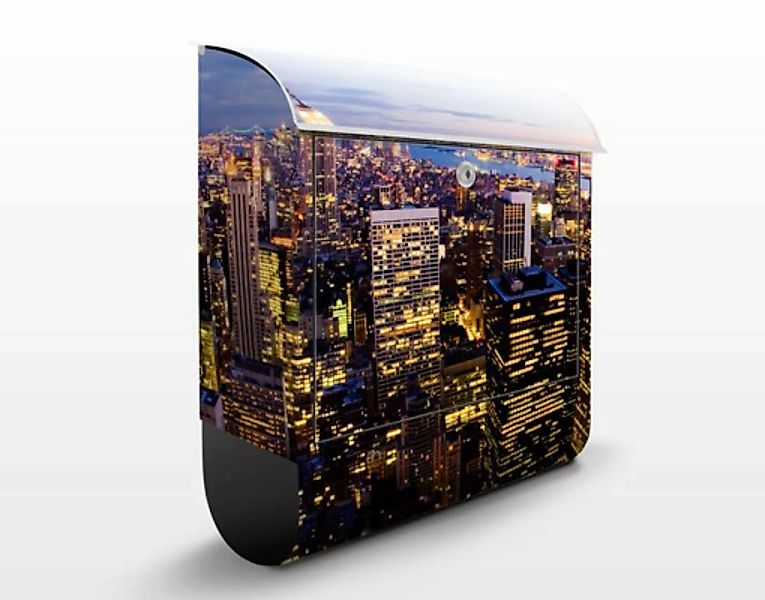 Briefkasten Architektur & Skylines New York Skyline bei Nacht günstig online kaufen