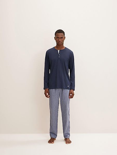 TOM TAILOR Pyjamahose Pyjama-Hose aus Baumwolle günstig online kaufen
