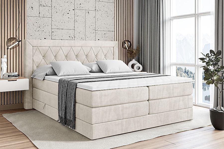 ALTDECOR Boxbett NOEL KING (Multipocket-Matratze H4 günstig online kaufen