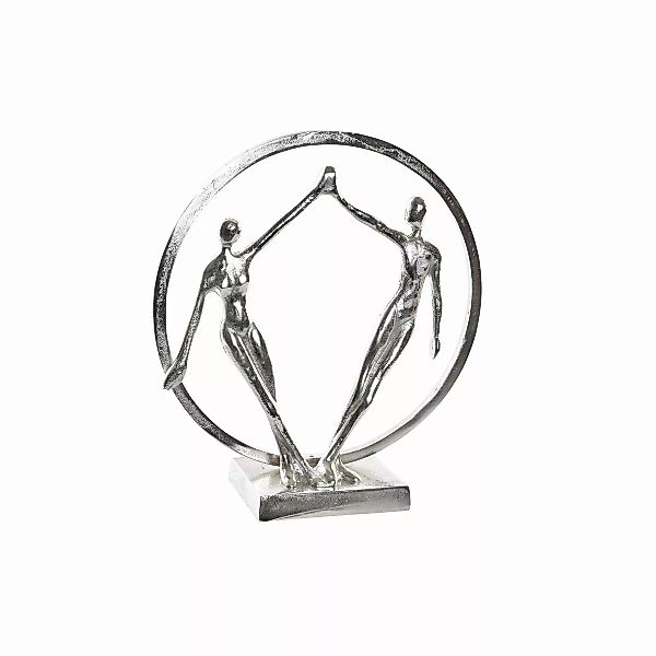 Deko-figur Dkd Home Decor Silber Aluminium Menschen (34 X 11 X 36 Cm) günstig online kaufen