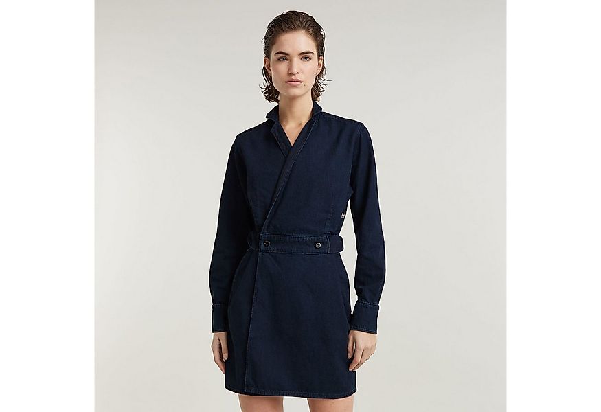 G-STAR Wickelkleid Wrap Dress mit verstellbarer Taille günstig online kaufen