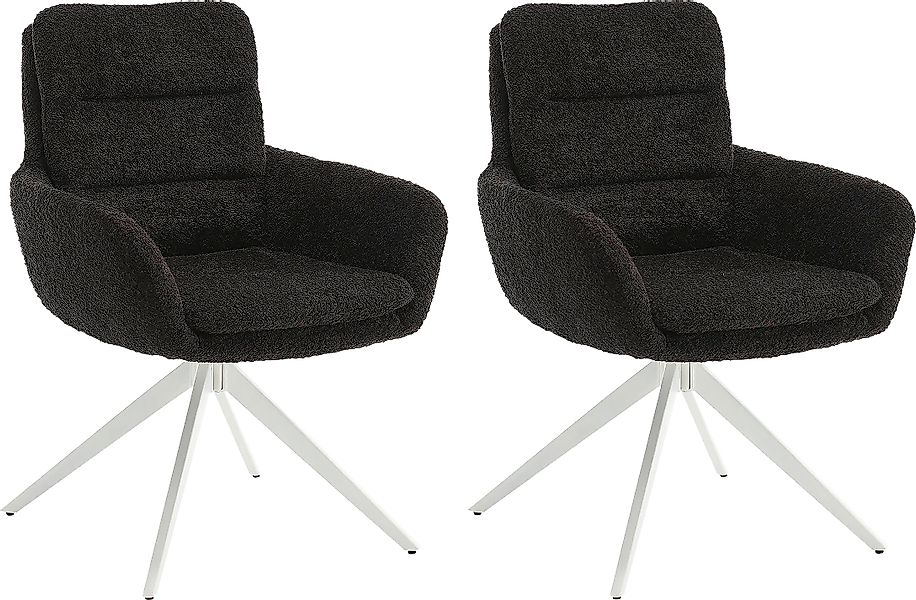Home affaire Esszimmerstuhl »Taragona«, (Set), 2 St., Boucle, mit unterschi günstig online kaufen