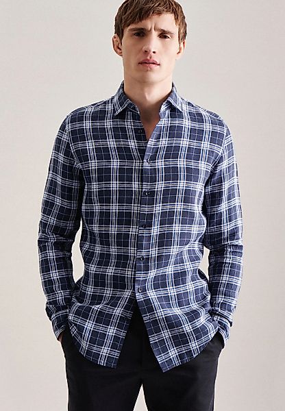 seidensticker Businesshemd "X-Slim" X-Slim 1/1 Kentkragen Karo günstig online kaufen