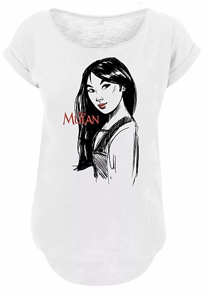 F4NT4STIC T-Shirt "Mulan Sketch", Damen,Premium Merch,Lang,Longshirt,Bedruc günstig online kaufen