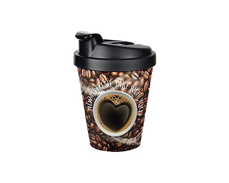 Kaffeebecher ToGo MICHELINO ca. 440 ml 1 Stück mit Deckel Mehrfarbig günstig online kaufen
