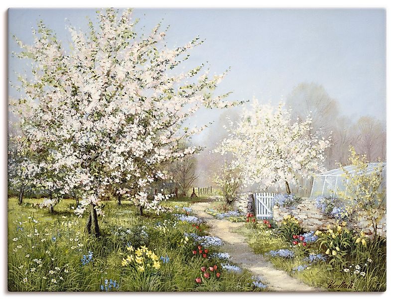 Artland Wandbild »Frühlingsblüten« Wiesen & Bäume 1 Stk. tlg. als Leinwandb günstig online kaufen