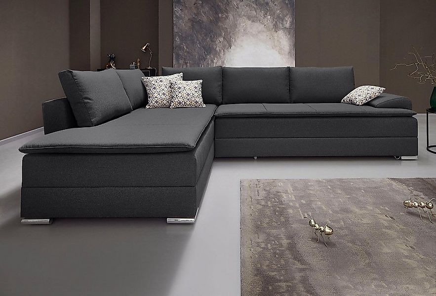 INOSIGN Ecksofa "Night & Day L-Form mit Dauer-Schlaffunktion mit Armlehne", günstig online kaufen