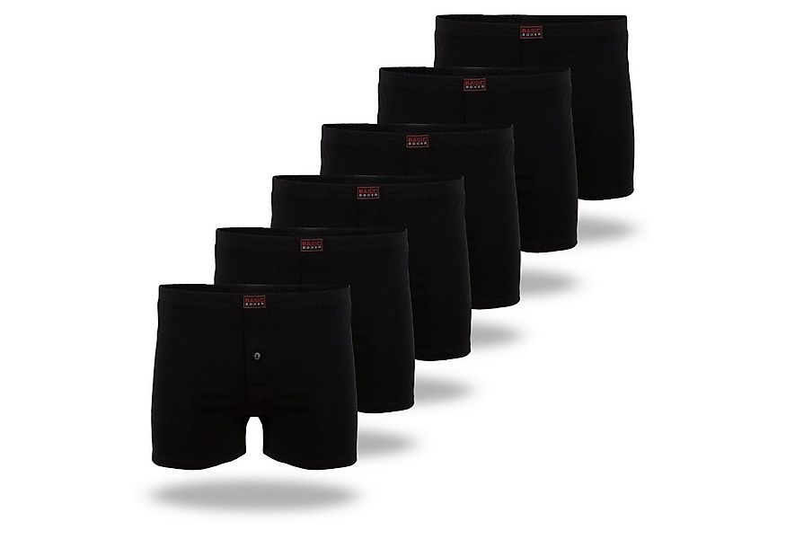 TEXEMP Boxershorts 6er Pack Herren Boxershorts Unterwäsche Baumwolle Unterh günstig online kaufen