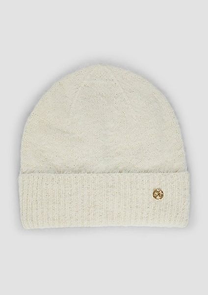 s.Oliver Strickmütze Mütze Flauschige Mütze mit Umschlag günstig online kaufen