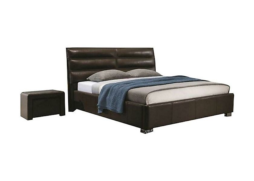JVmoebel Bett Möbel Betten Polster Gestell Betten Schlafzimmer Braun, Made günstig online kaufen