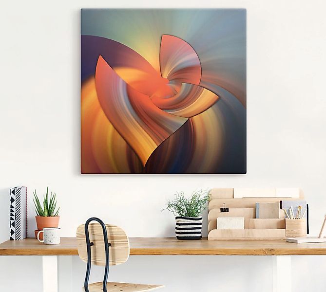 Artland Wandbild »Abstraktes in bunt«, Muster, (1 St.), als Leinwandbild, P günstig online kaufen