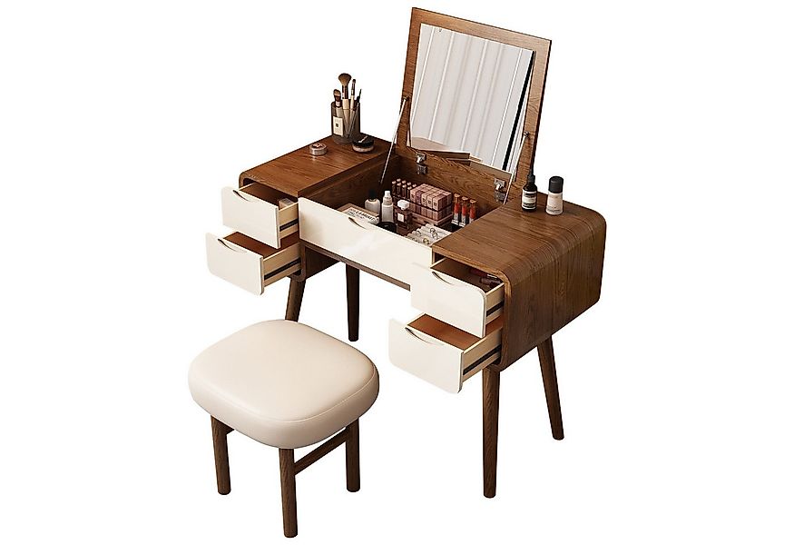 Graceabode Schminktisch Flip Top Schminktisch – Stilvoller Makeup Vanity mi günstig online kaufen