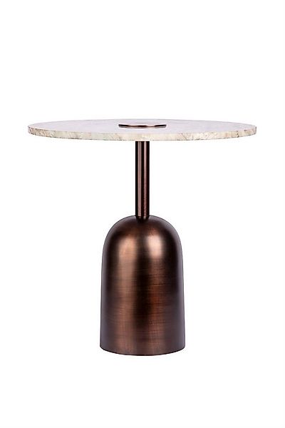 Qiyano Beistelltisch Sofatisch Inola Braun - Marmor, Wohnzimmer, Ablage, Me günstig online kaufen