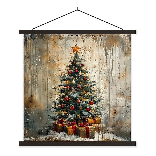 MuchoWow Poster Weihnachtsbaum - Vintage - günstig online kaufen