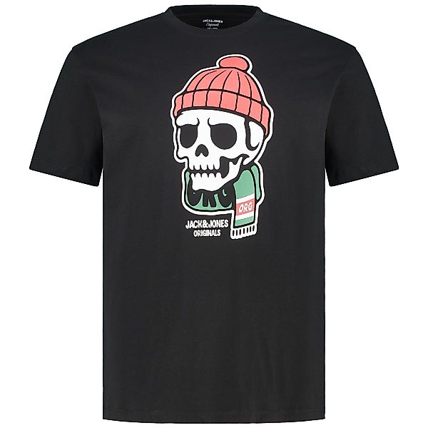 Jack&Jones T-Shirt mit Motiv-Print Farbe schwarz Größe: 4XL günstig online kaufen