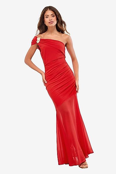LIPSY Maxikleid Lipsy Maxikleid mit Mesh-Saum, Regular (1-tlg) günstig online kaufen