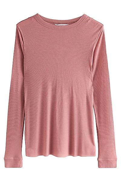 Next Shirtbluse Transparentes Langarmoberteil, Rundhalsausschnitt (1-tlg) günstig online kaufen