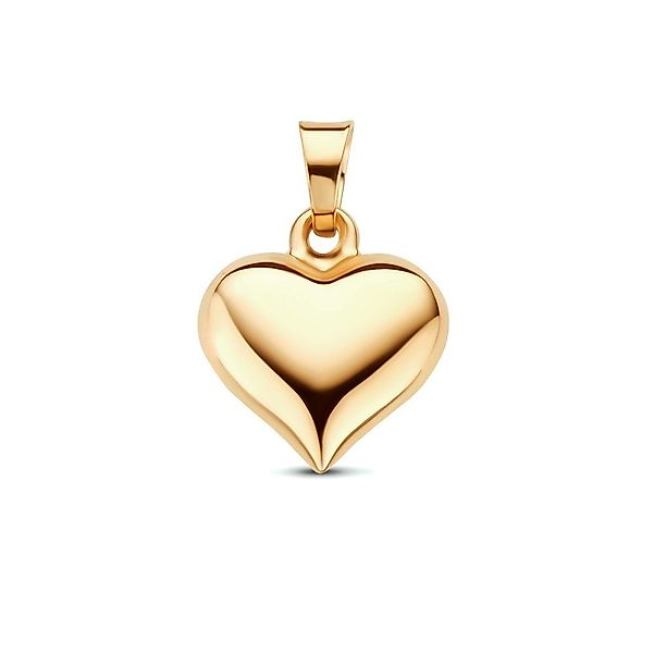 NICEANDnoble Kettenanhänger 585er-Gold Gelbgold 14 kt. Anhänger Herz, Damen günstig online kaufen