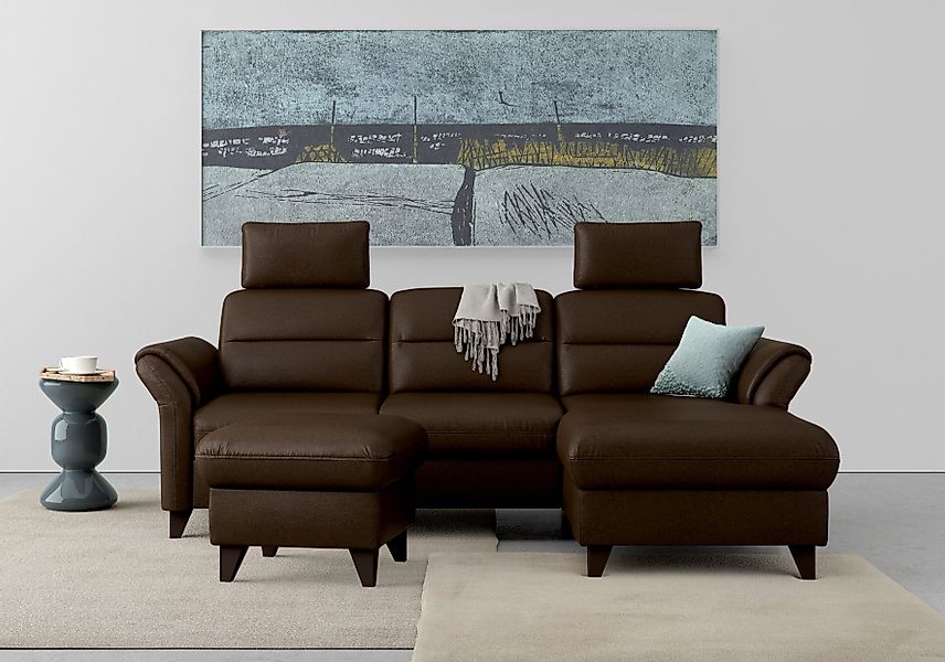 sit&more Ecksofa Mellum L-Form, Federkern, wahlweise günstig online kaufen