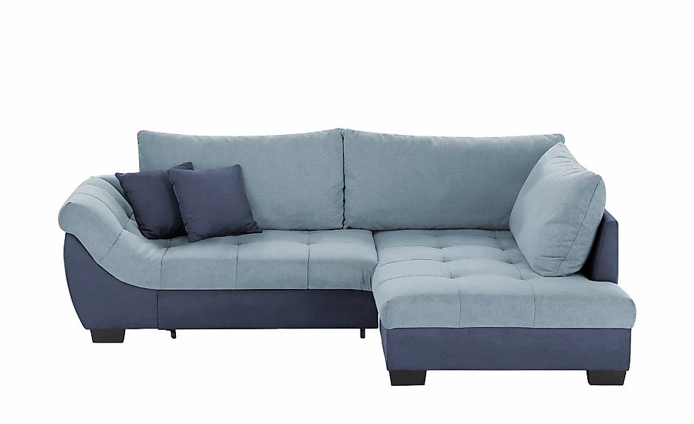 bobb Ecksofa  Krissy ¦ blau ¦ Maße (cm): B: 251 H: 88 T: 190.0 Polstermöbel günstig online kaufen