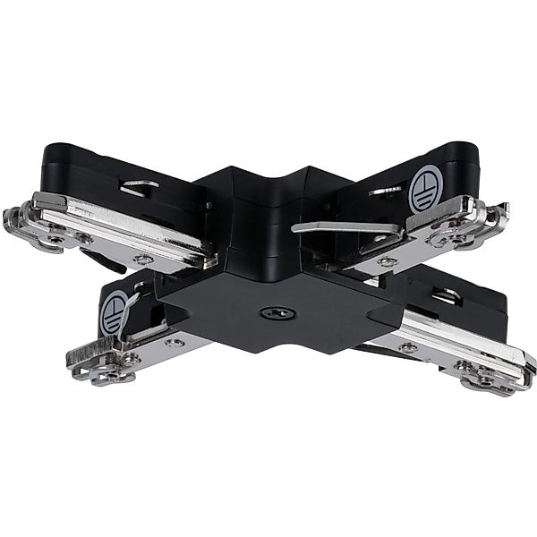 Paulmann URail X-Verbinder starr Schwarz matt 230V Kunststoff/Metall günstig online kaufen