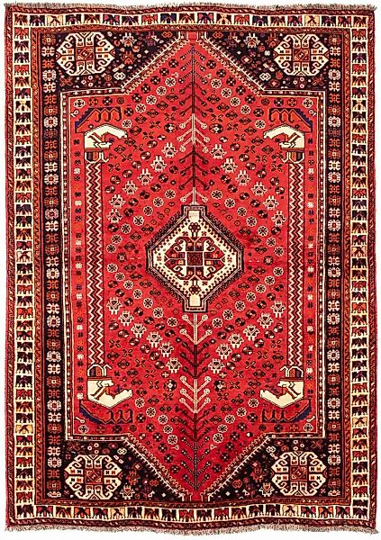 morgenland Wollteppich »Shiraz Medaillon 255 x 160 cm«, rechteckig günstig online kaufen