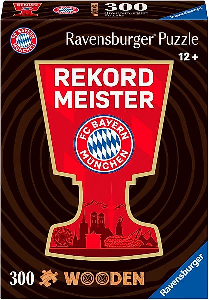 Ravensburger Konturenpuzzle Wooden, FC Bayern München, günstig online kaufen