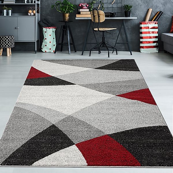 TeppichHome24 Teppich Moderner Teppich mit geometrischen günstig online kaufen