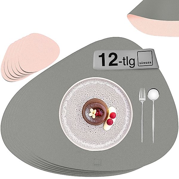 SÄNGER Platzset aus Kunstleder, (Set, 12-St., günstig online kaufen