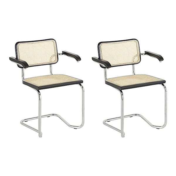 k-hometrends Freischwinger Modernes Schwingstuhl Set KALEO, günstig online kaufen