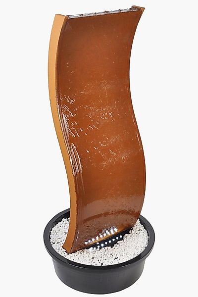 Köhko Gartenbrunnen Wasserwand „Otter“ mit LED-Beleuchtung günstig online kaufen