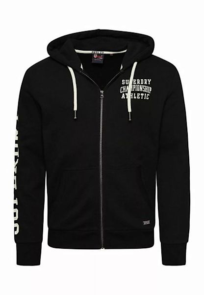 Superdry Sweatshirt Superdry Herren Zipper VINTAGE GYM ATHLETIC ZIPHOOD Bla günstig online kaufen