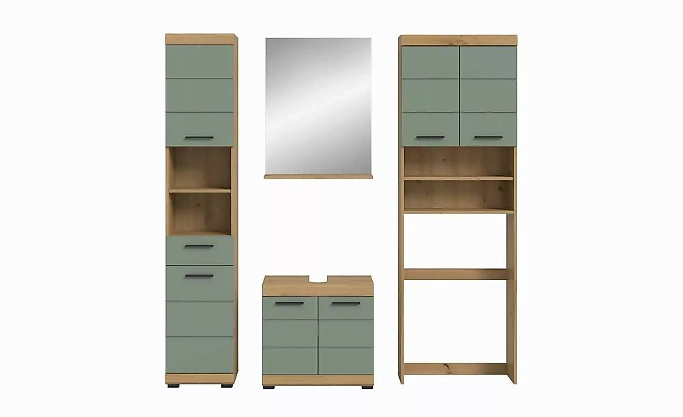 Badmöbel-Set SCHLOONSEE  4 teilig  bestehend aus: Hochschrank  WBU  Badspie günstig online kaufen