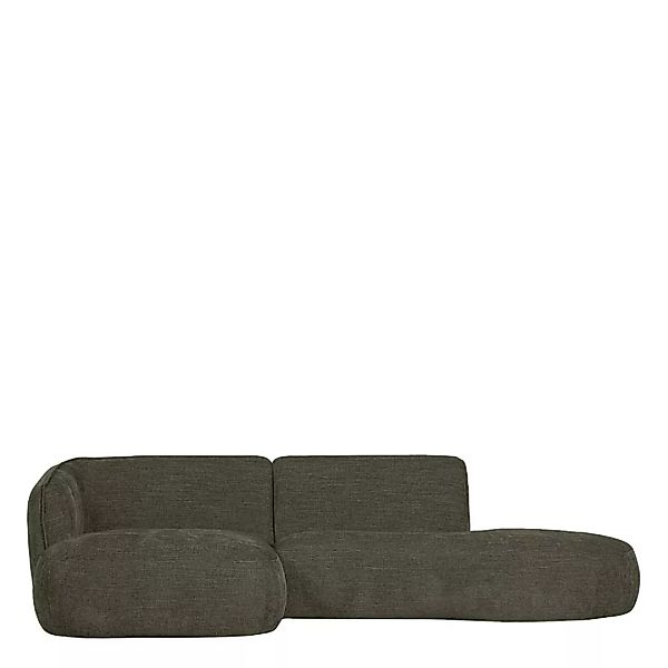 Eckcouch Graugrün modern in modernem Design 258 cm breit günstig online kaufen