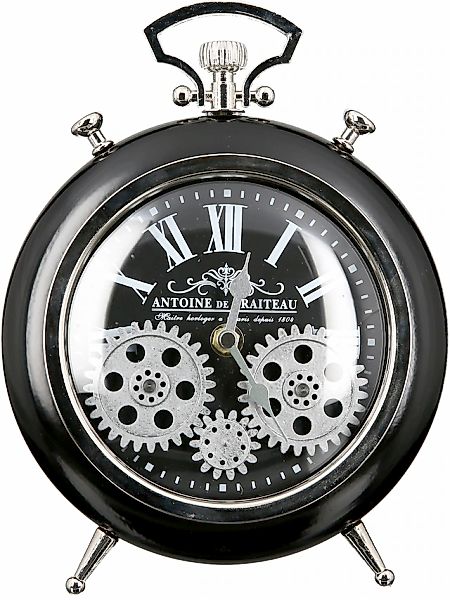 Casablanca by Gilde Standuhr »Transmission, schwarz/silber«, (1 St.), Wecke günstig online kaufen