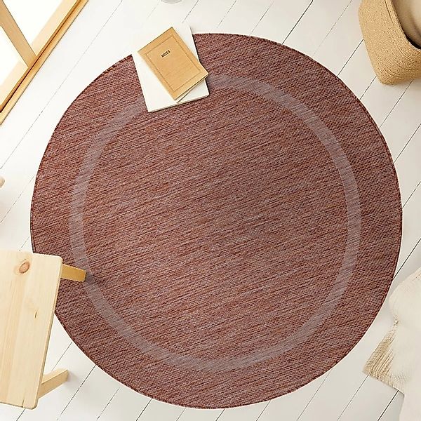 Ayyildiz Teppiche Outdoorteppich »RELAX 4311«, rund, 5 mm Höhe, pflegeleich günstig online kaufen