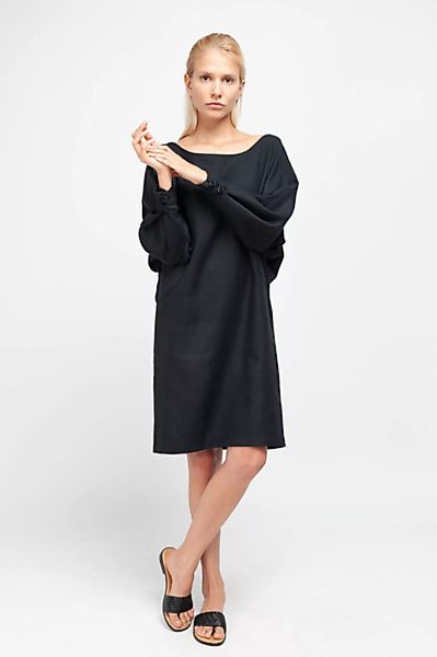 Meryl - Damen Kleid In Web-optik Aus Bio-baumwolle günstig online kaufen