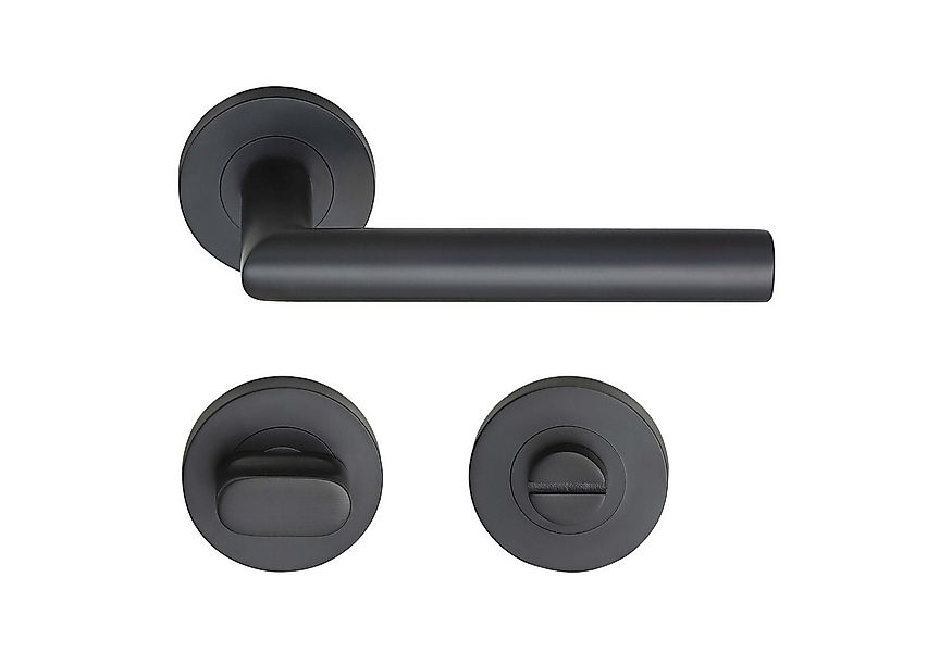 MeinTürgriff Drückergarnitur Tortola Schwarz Türgriff für Innentüren Rosett günstig online kaufen
