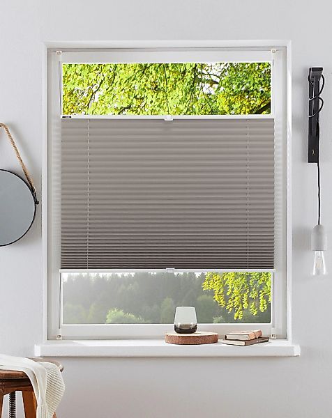 my home Plissee "LAHOLM" Lichtschutz ohne Bohren verspannt Fixmaß, Bestsell günstig online kaufen