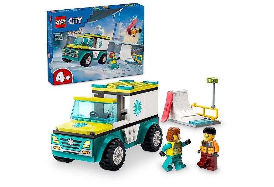 LEGO® LEGO® 60403 City (4) - Rettungswagen und Snowboarder Konstruktions-Sp günstig online kaufen