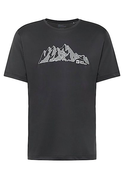 Jack Wolfskin T-Shirt Peak Graphic (atmungsaktiv, schnelltrocknend) phantom günstig online kaufen